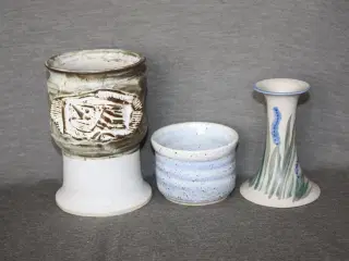 Christina Præstgaard keramik vase 16,5 cm 