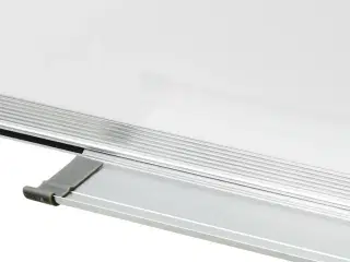 Magnetisk whiteboard 90x60 cm stål hvid