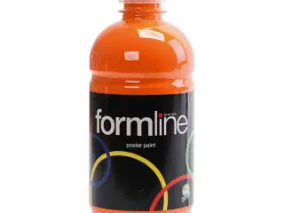 Mat Temperamaling - Orange, 500ml til kreative projekter