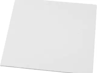 Hvid Malerplade 20x20 cm - 3 mm Tykkelse, 1 stk.