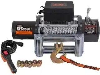 Rock res9500 el-trailerspil 12 vdc 4,9hk (3,6kw) 4313 kg