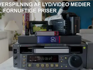 Overspilning af lyd/video medier!