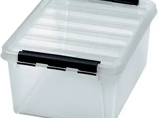 Opbevaringskasse med låg, str. 40x30x18,5, 15 l, 1 stk.