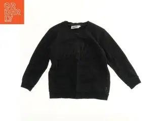 Sort sweatshirt med mønster fra Molo (str. 116)