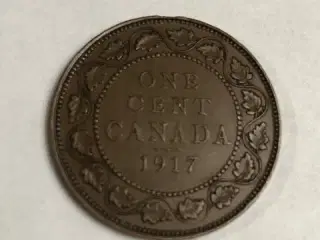 One cent Canada 1917