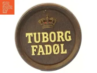 Vintage Tuborg Fadøl skilt fra Tuborg (str. Ø 41 cm)