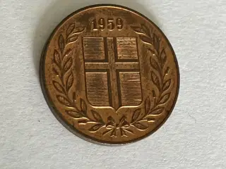 5 Aurar Iceland 1959