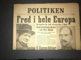 POLITIKEN - 8. maj 1945