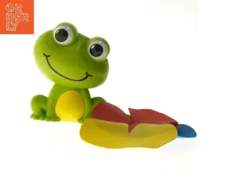 Frø legetøj med farverige blade (str. 13,5 cm)