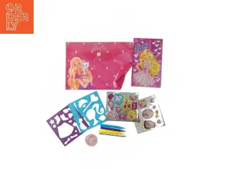 Barbie kreativ skrive- og tegnesæt fra Barbie (str. 20x15 cm)