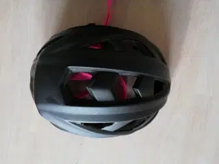 Cykelhjelm sort/ pink str. S/M 52-58 cm.