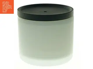 Mat glasbeholder med låg fra Bering (str. H 9 cm)