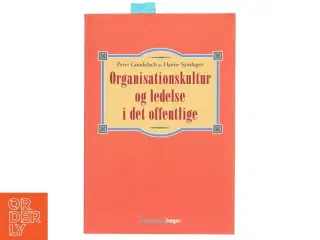 Organisationskultur og ledelse i det offentlige (Bog)