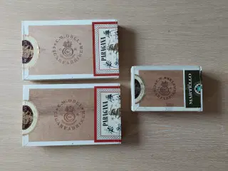 Cigaræsker fra C.W.Obel Cigarfabrikker