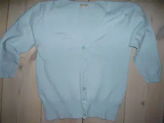 Kort lyseblå cardigan ca. 11-14 år