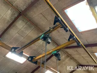 Dobbel traverskran Verlinde VL10 1600 kg