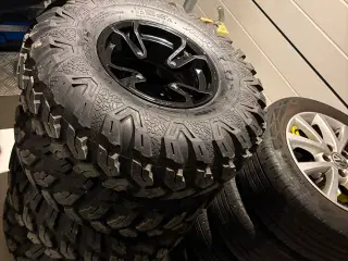 Can am outlander fælge med næsten nye dæk 