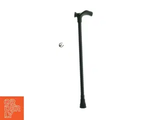 Sort solid justerbar stok (str. 71 til 94 cm)
