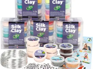 Klassesæt til figurer med Silk Clay®, 1 sæt
