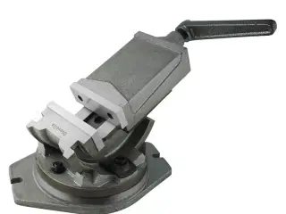 Kipbar maskinskruestik 160 mm med drejeskive. Åbning 125 mm