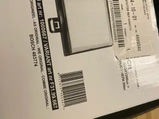 Tilbehør Bosch støvsuger