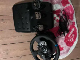 Logitech g923 rat og pedaler