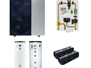 Komplet luft til vand varmepumpe pakke - 20kW