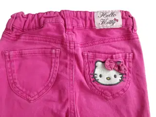 Pink Hello Kitty jeans bukser, str. 92