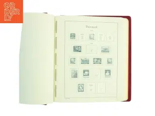 Leuchtturm Danmark frimærke fortryksalbum