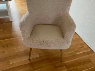 Lænestol i plys 