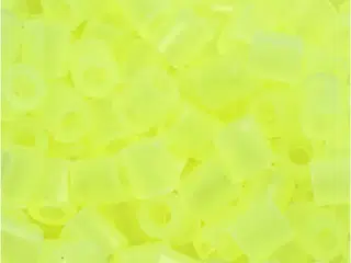 Gul Neon Rørperler 5x5 mm - 6000 stk. til Kreativitet