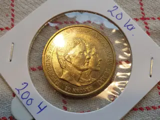 20 Kroner Kronprinseparrets Bryllup 2004