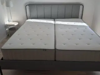 TÄLLÅSEN sengestel med 2x VATNESTRÖM Springmadras 