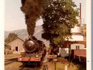 Tog - Tua - CP 286 afgår - Schweitz  - Foto