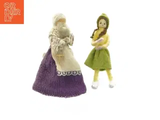 Håndlavede dukker figurer - 2 stk (str. 10 cm og 12 cm)