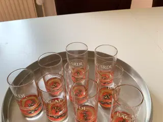Bacardi drinksglas 9 stk samlet pris