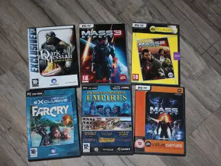 PC spil Far Cry Dark Messiah Mass Effect 