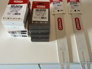 2 stk sværd 9 stk kæder til Motorsav.