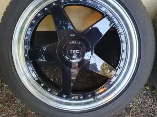 20" alufælge med dæk