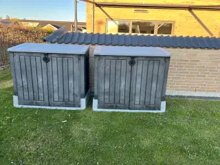 Opbevaringsboks B132xH114xD72cm grå
