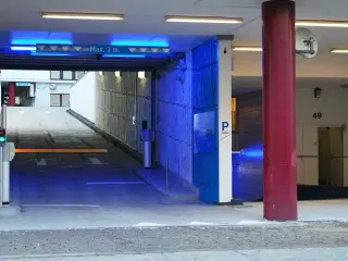 Parkering ved Imperial-bygningen