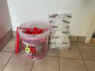 Niveausæt til fliselægning.
