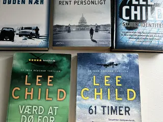 5 stk Lee Child bøger