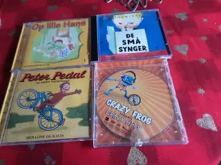 4 stk børne cd