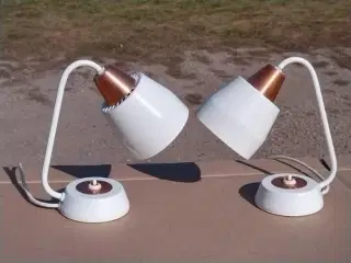 Flotte retro design bordlamper fra Tjekkiet 