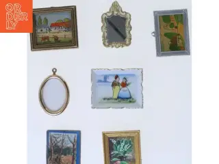 Samling miniature til dukkehus