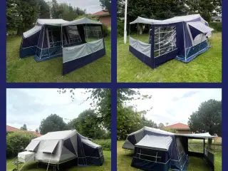 Camp-let Concorde med anneks og solsejl med læhegn