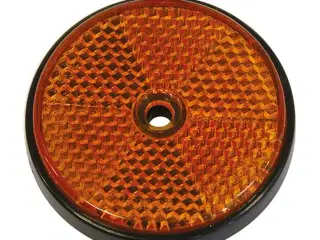 Refleks rund gul diameter 68mm 2stk