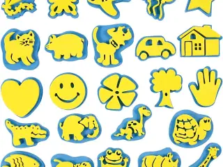 Mosgummistempler - 24 stk. til kreative projekter