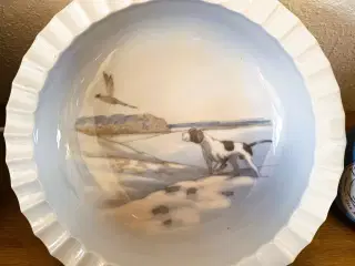 Lyngby Porcelæn Skål No. 97-12. - med jagtmotiv
